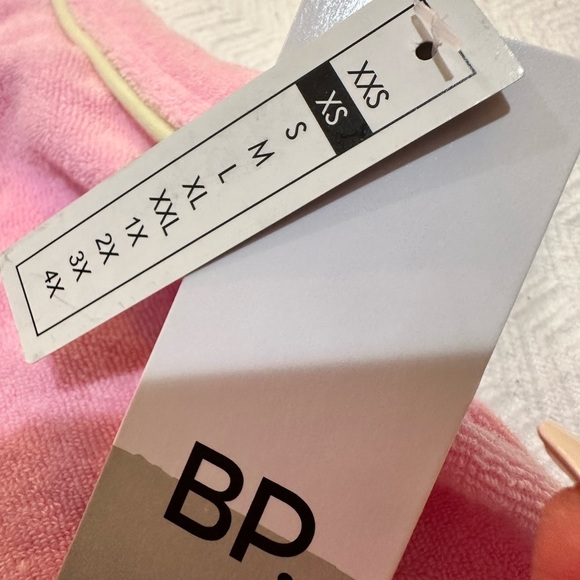 B.P. Pink Terry Tank Top NWT XS - Picture 4 of 7